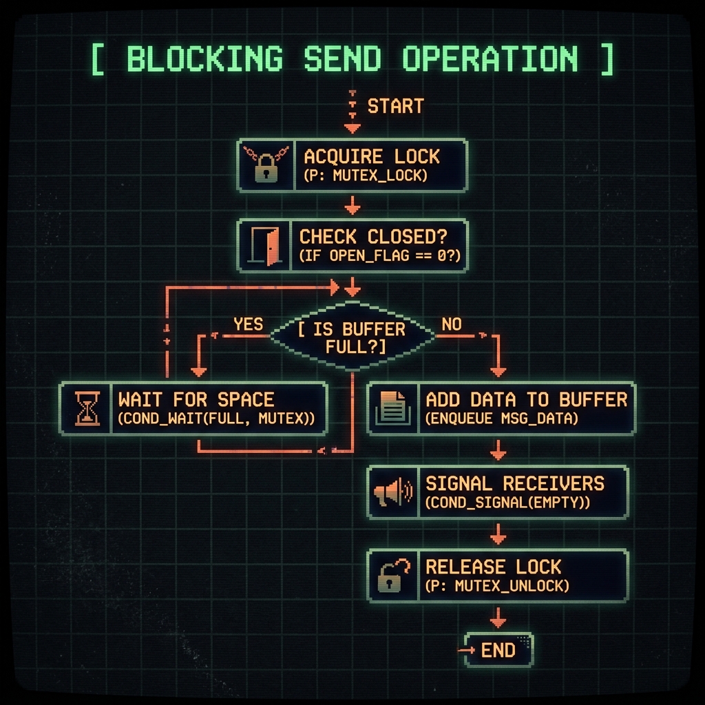 Blocking Send Flow
