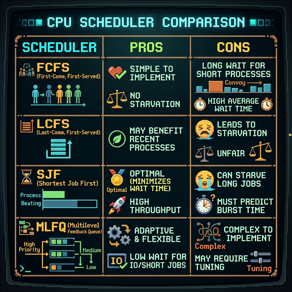 Scheduler Comparison