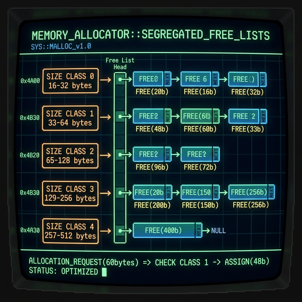 Segregated Free Lists